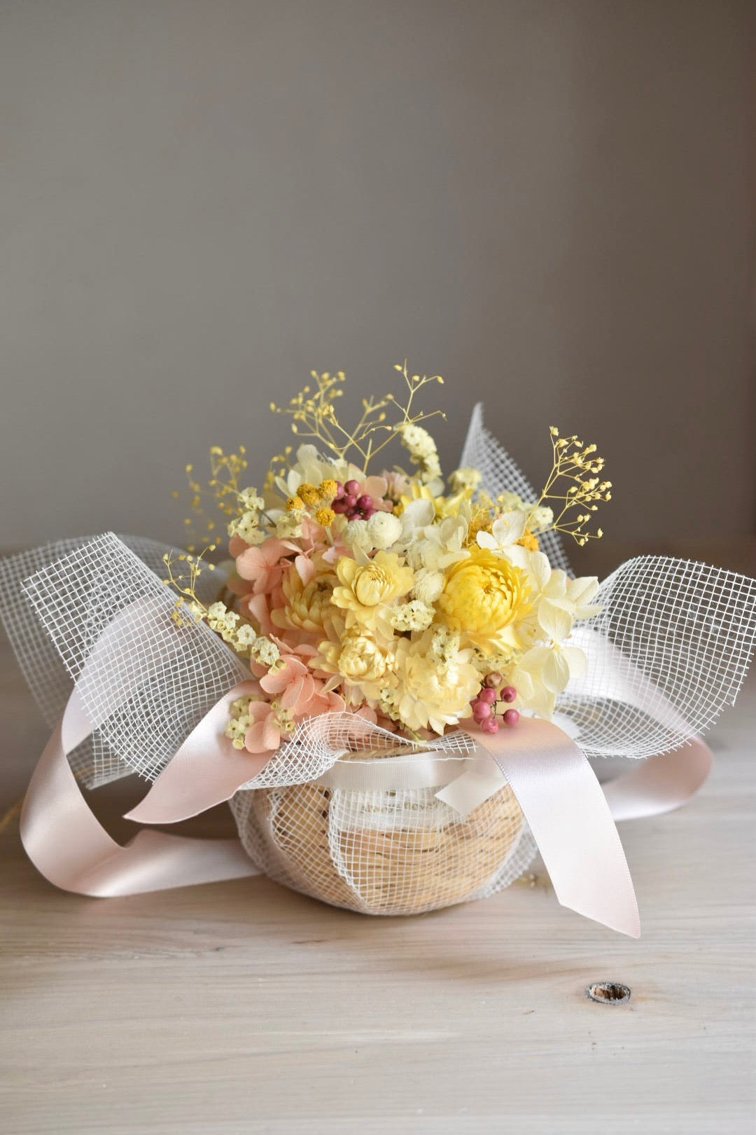 Flower BAG No.2 /カゴバッグ ラッピング