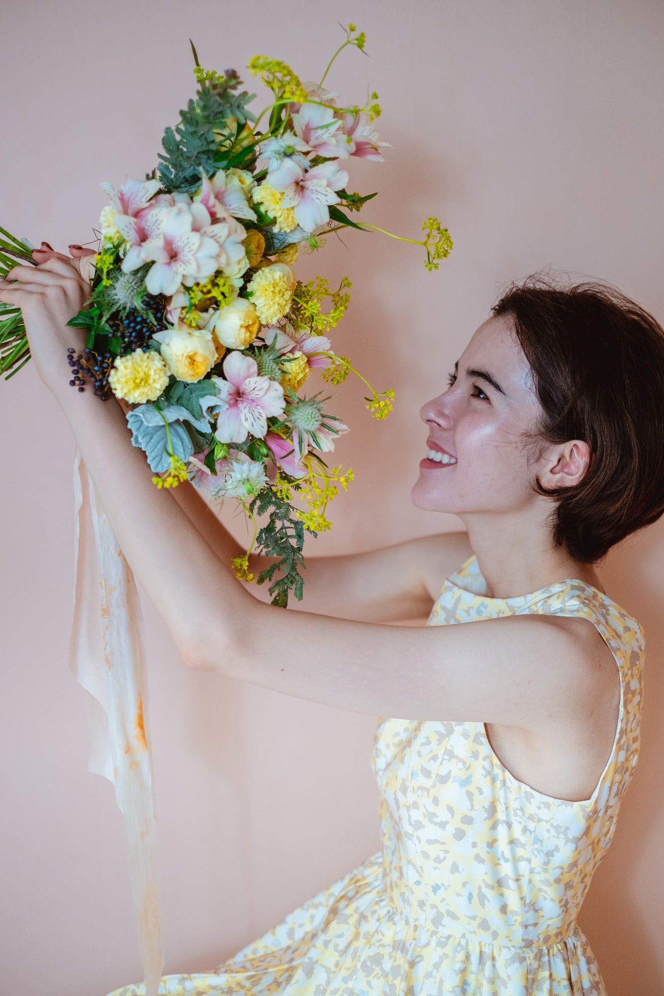 【エリア限定】Wedding Bouquet/オーダーデザインブーケサンプル/ フレッシュフラワー/