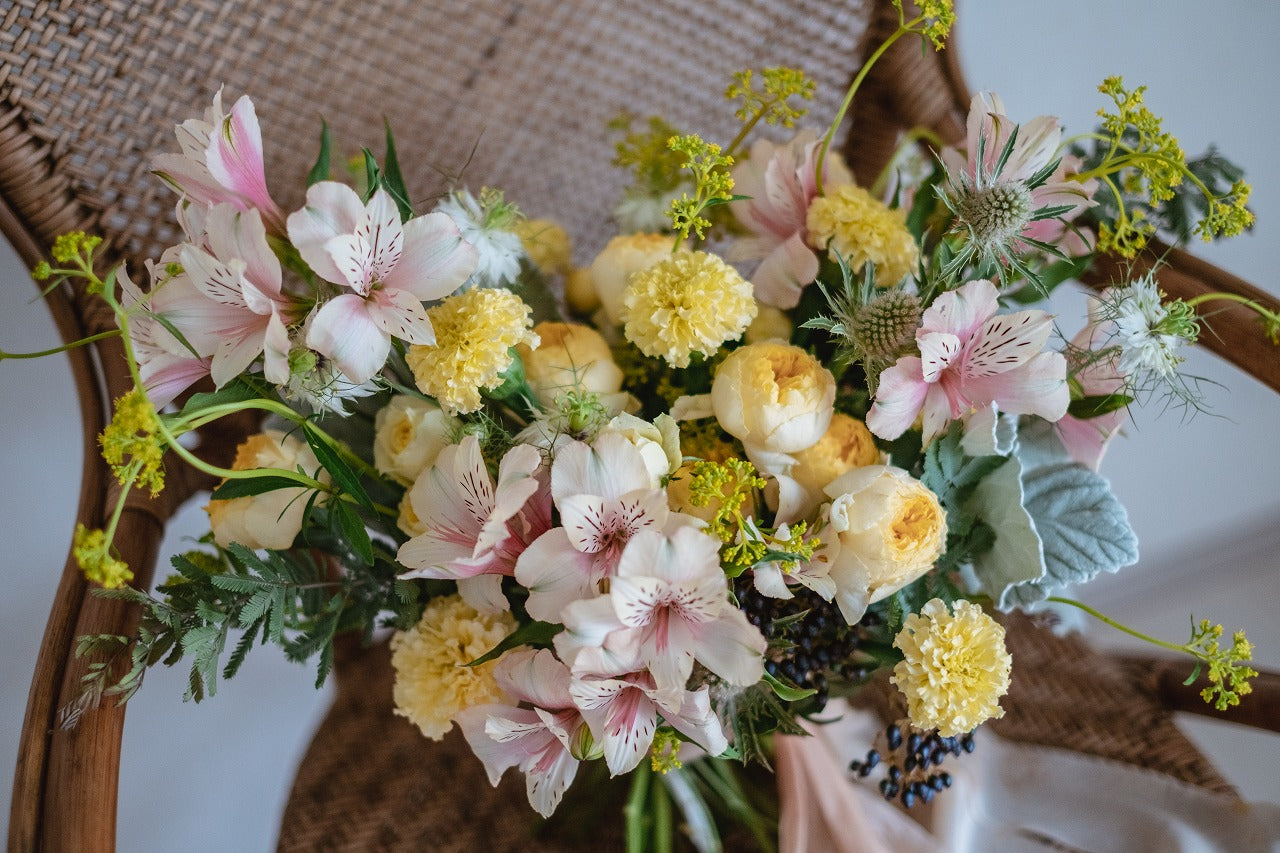 【エリア限定】Wedding Bouquet/オーダーデザインブーケサンプル/ フレッシュフラワー/