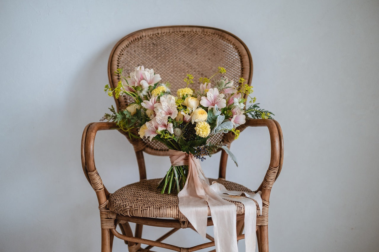 【エリア限定】Wedding Bouquet/オーダーデザインブーケサンプル/ フレッシュフラワー/