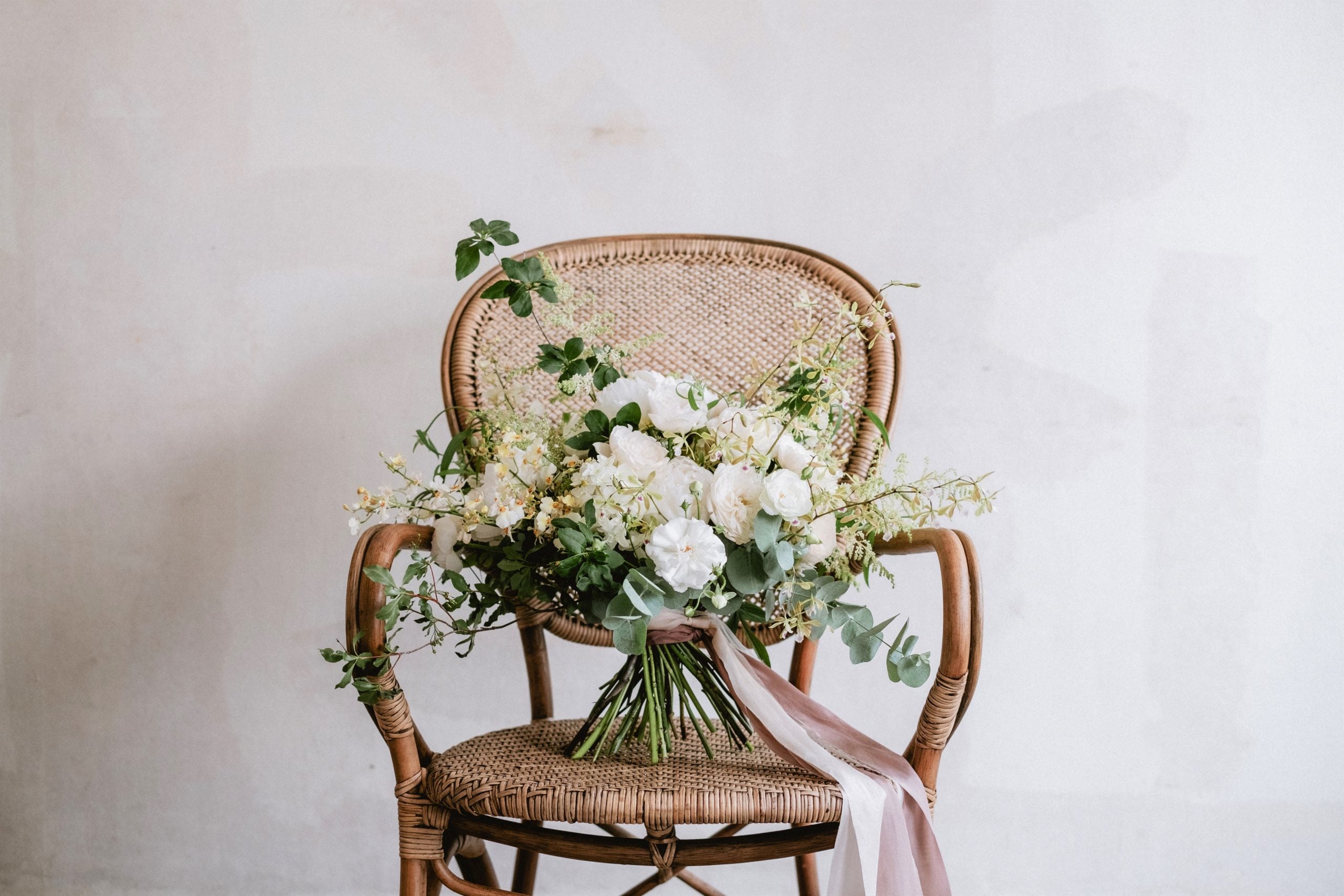 【エリア限定】Wedding Bouquet/オーダーデザインサンプル/ フレッシュフラワー/モアナチュラル