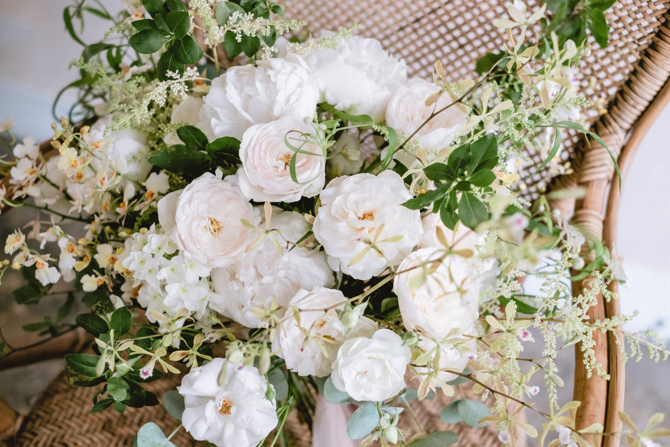 【エリア限定】Wedding Bouquet/オーダーデザインサンプル/ フレッシュフラワー/モアナチュラル