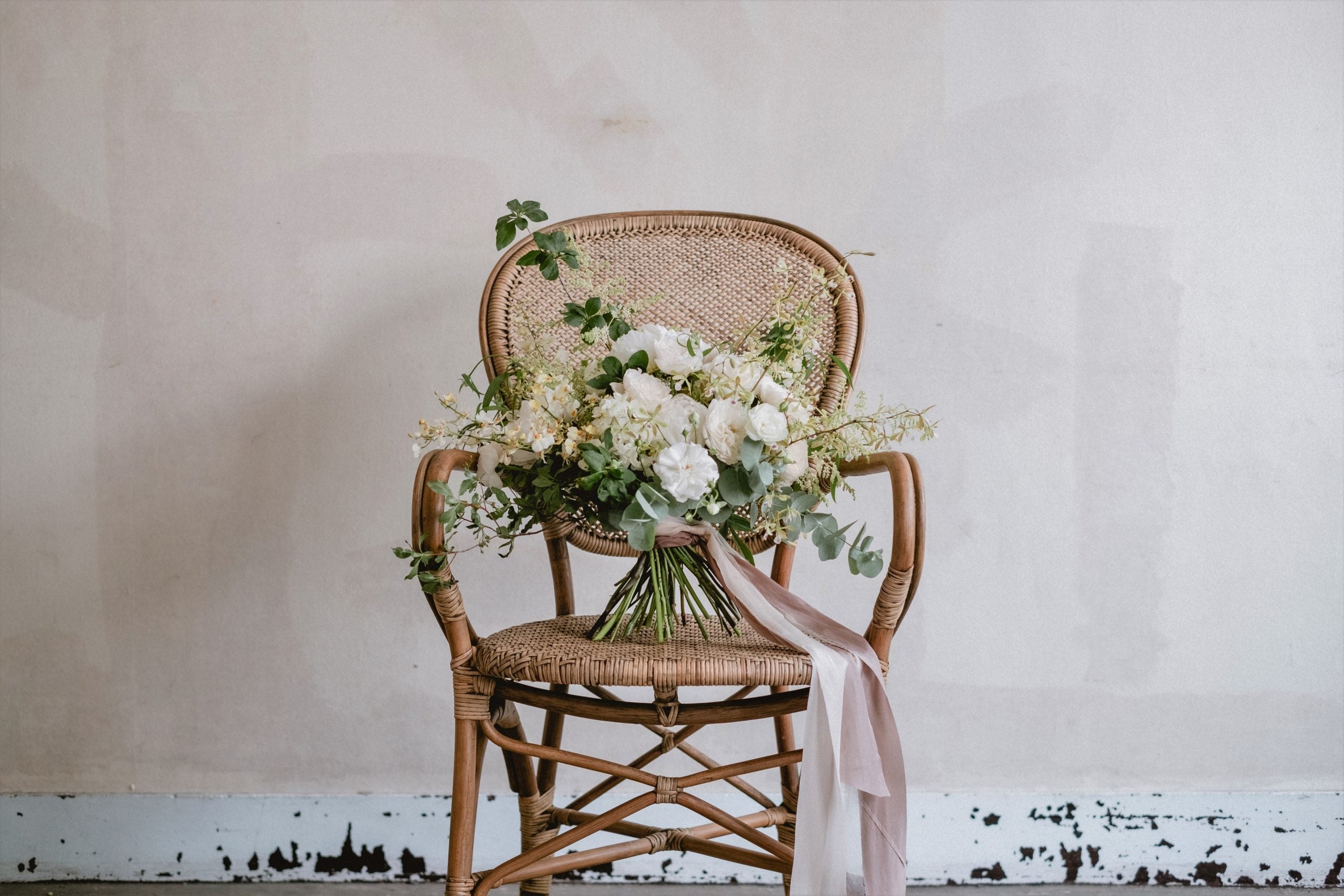 【エリア限定】Wedding Bouquet/オーダーデザインサンプル/ フレッシュフラワー/モアナチュラル