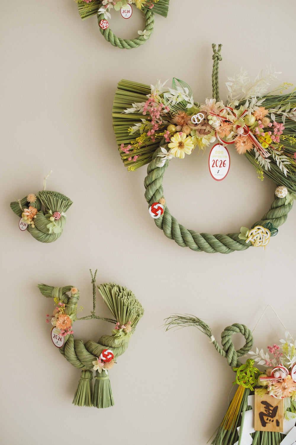 数量限定2026・SHIMEKAZARI◆しめ飾り OMEKASHI DORI/ドライ&プリザーブドフラワー