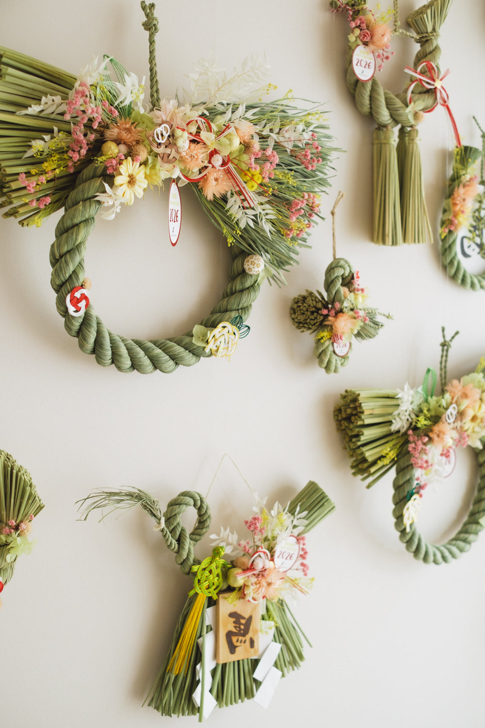 数量限定2026・SHIMEKAZARI◆しめ飾り OKAZARI MARU/ドライ&プリザーブドフラワー