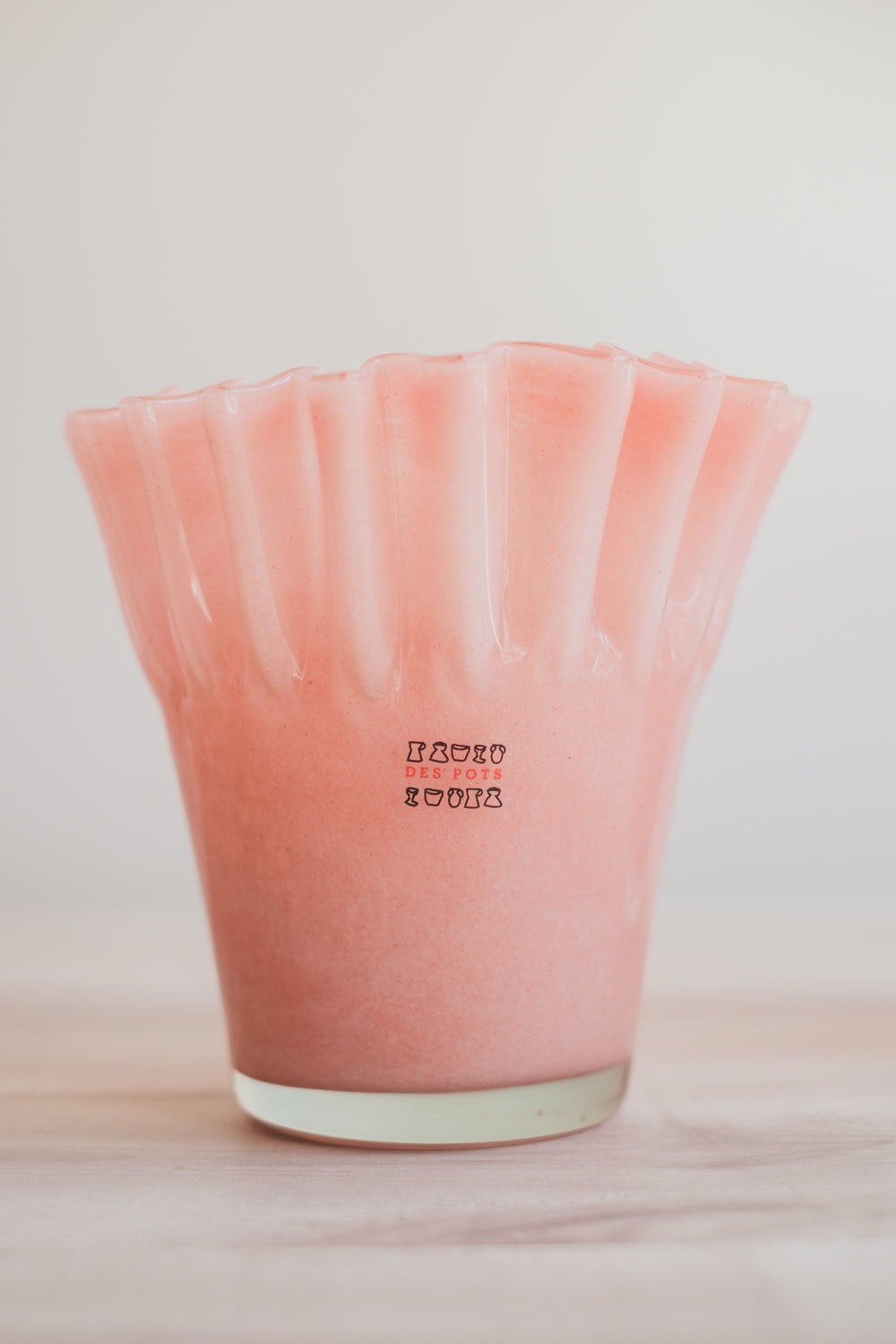Flower Vase/花器・フラワーベース DES POTS/ワッフルベースグラス