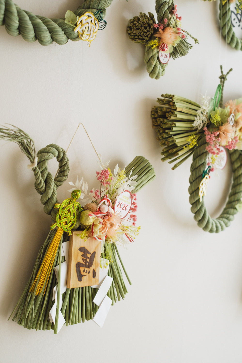 数量限定2026・SHIMEKAZARI◆しめ飾り OKAZARI/ドライ&プリザーブドフラワー