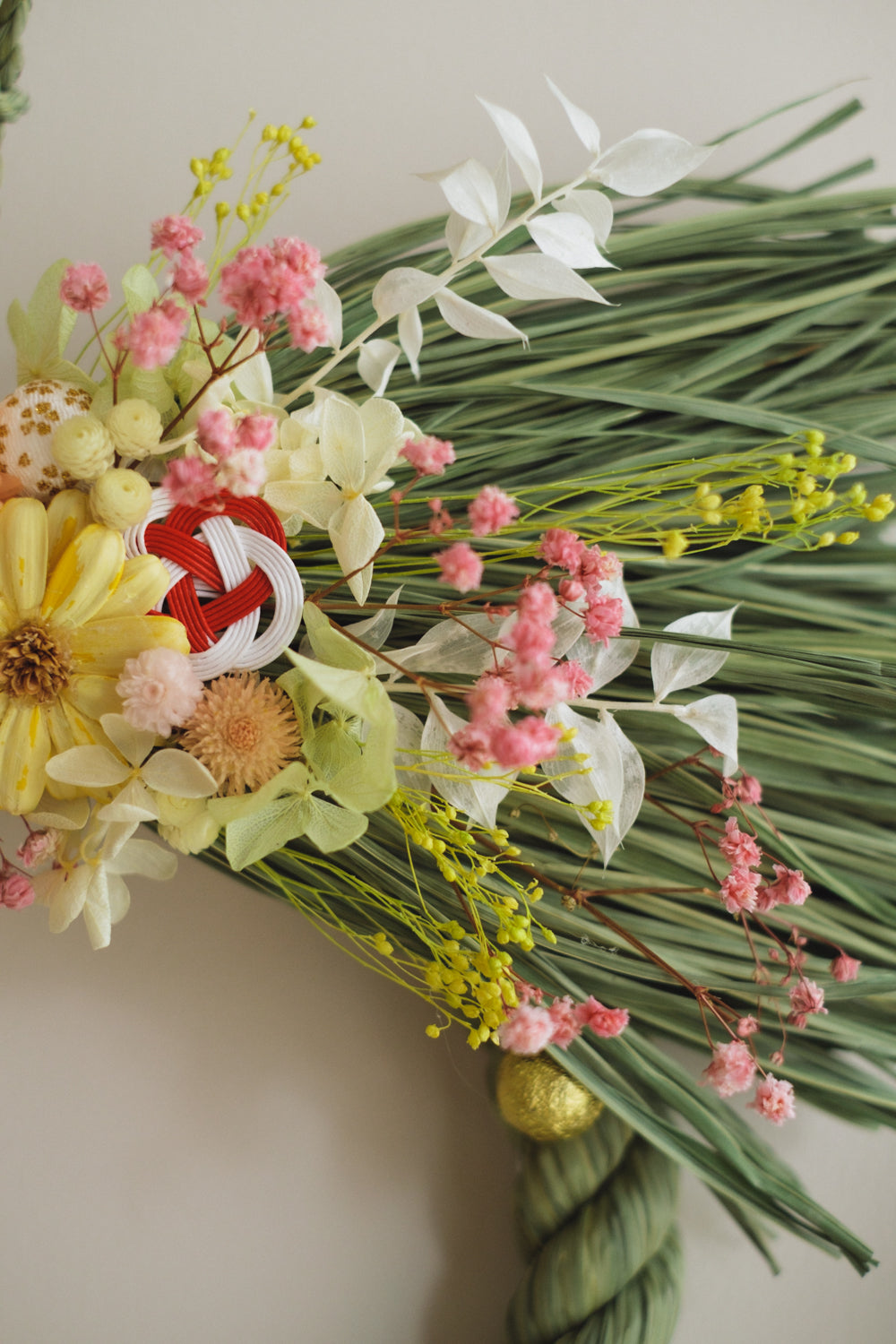 数量限定2026・SHIMEKAZARI◆しめ飾り OKAZARI MARU/ドライ&プリザーブドフラワー