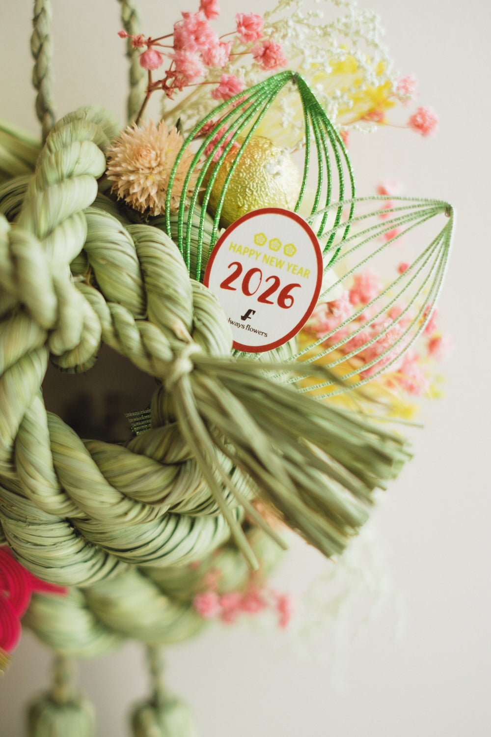 数量限定2026・SHIMEKAZARI◆しめ飾り OKAZARI/ドライ&プリザーブドフラワー