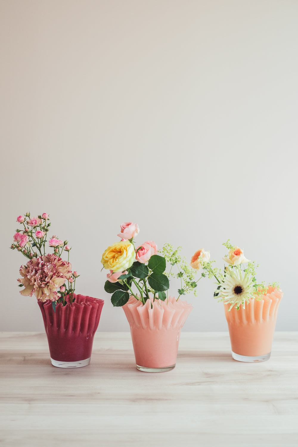 Flower Vase/花器・フラワーベース DES POTS/ワッフルベースグラス