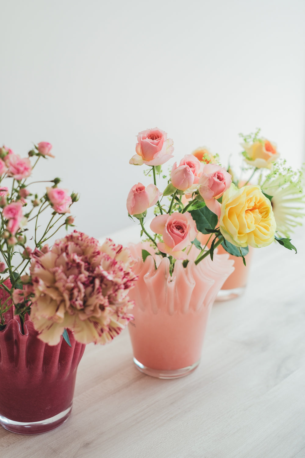 Flower Vase/花器・フラワーベース DES POTS/ワッフルベースグラス
