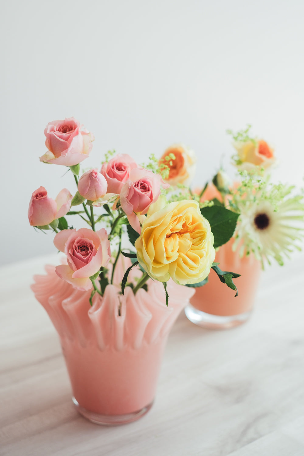 Flower Vase/花器・フラワーベース DES POTS/ワッフルベースグラス