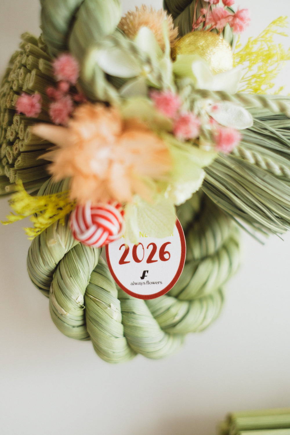 数量限定2026・SHIMEKAZARI◆しめ飾り OKAZARI SANBYOUSHI/ドライ&プリザーブドフラワー