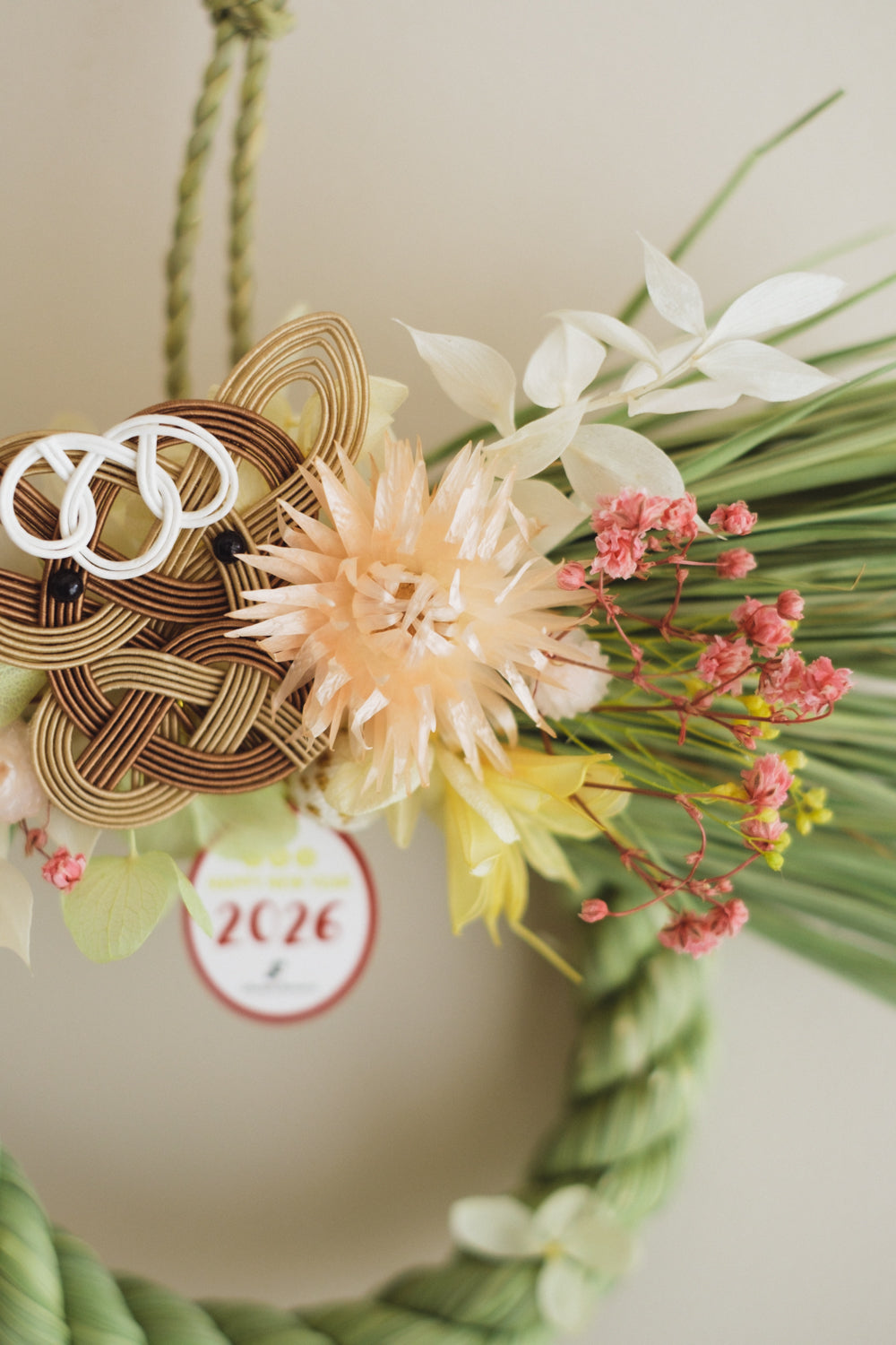 数量限定2026・SHIMEKAZARI◆しめ飾り OKAZARI MARU/ドライ&プリザーブドフラワー