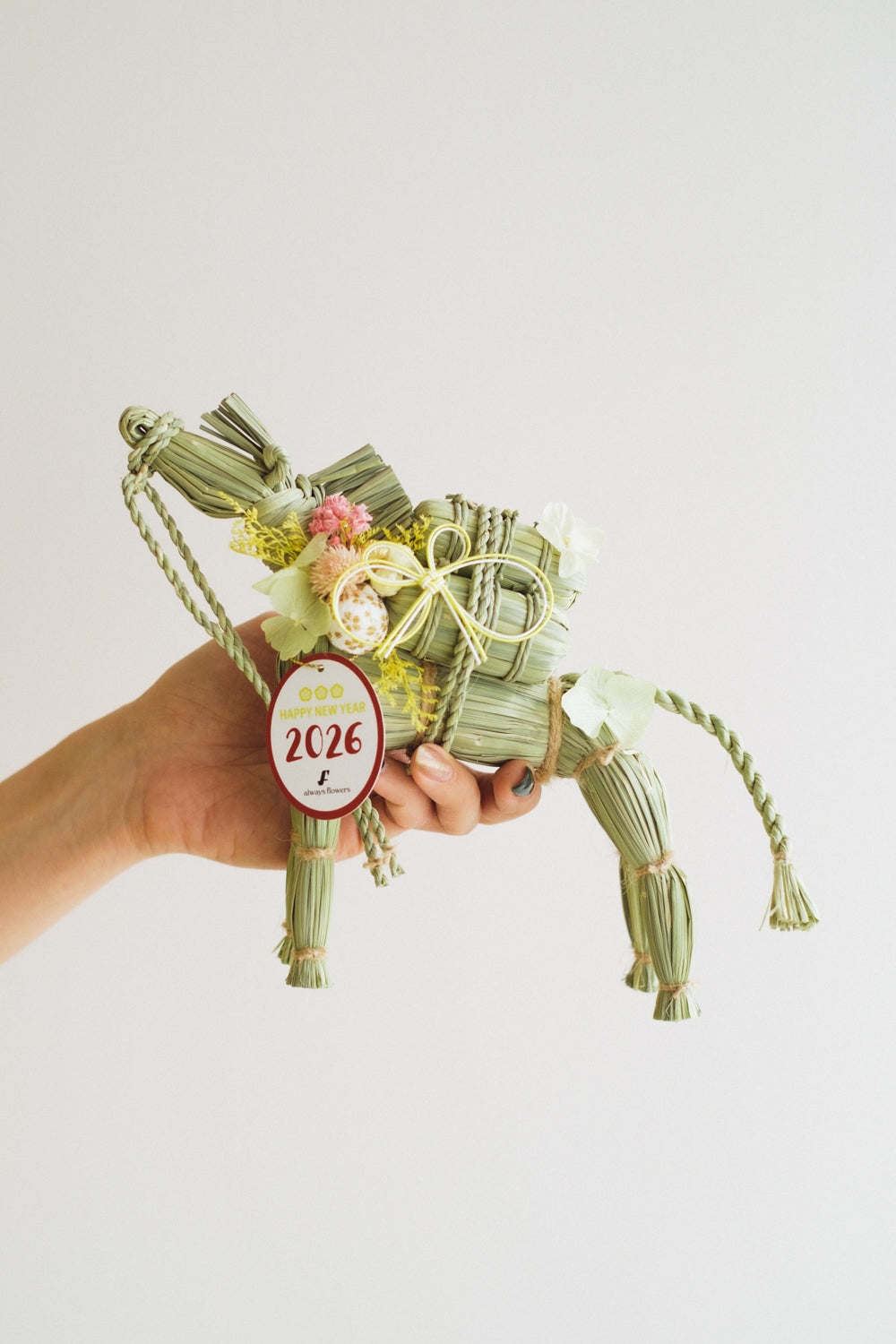 数量限定2026・SHIMEKAZARI◆しめ飾り OKAZARI UMA/ドライ&プリザーブドフラワー