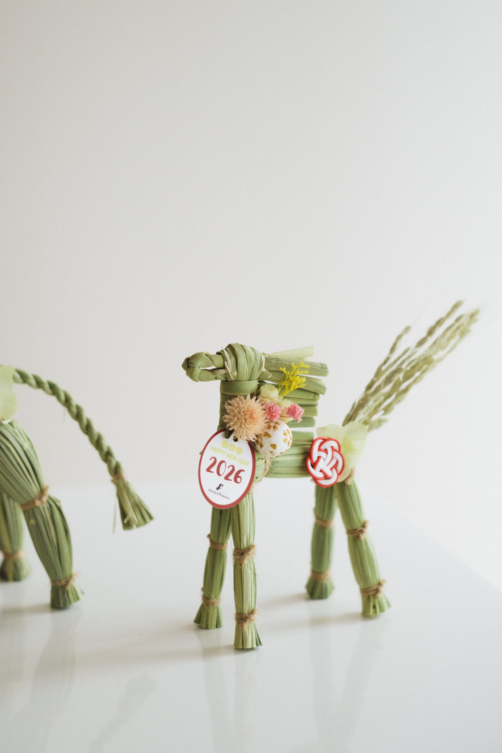 数量限定2026・SHIMEKAZARI◆しめ飾り OKAZARI UMA/ドライ&プリザーブドフラワー