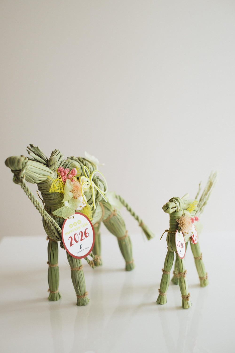 数量限定2026・SHIMEKAZARI◆しめ飾り OKAZARI UMA/ドライ&プリザーブドフラワー