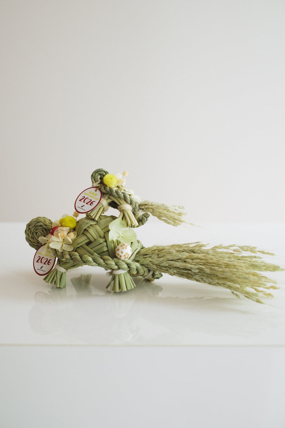 数量限定2026・SHIMEKAZARI◆しめ飾り OMEKASHI KAME/ドライ&プリザーブドフラワー