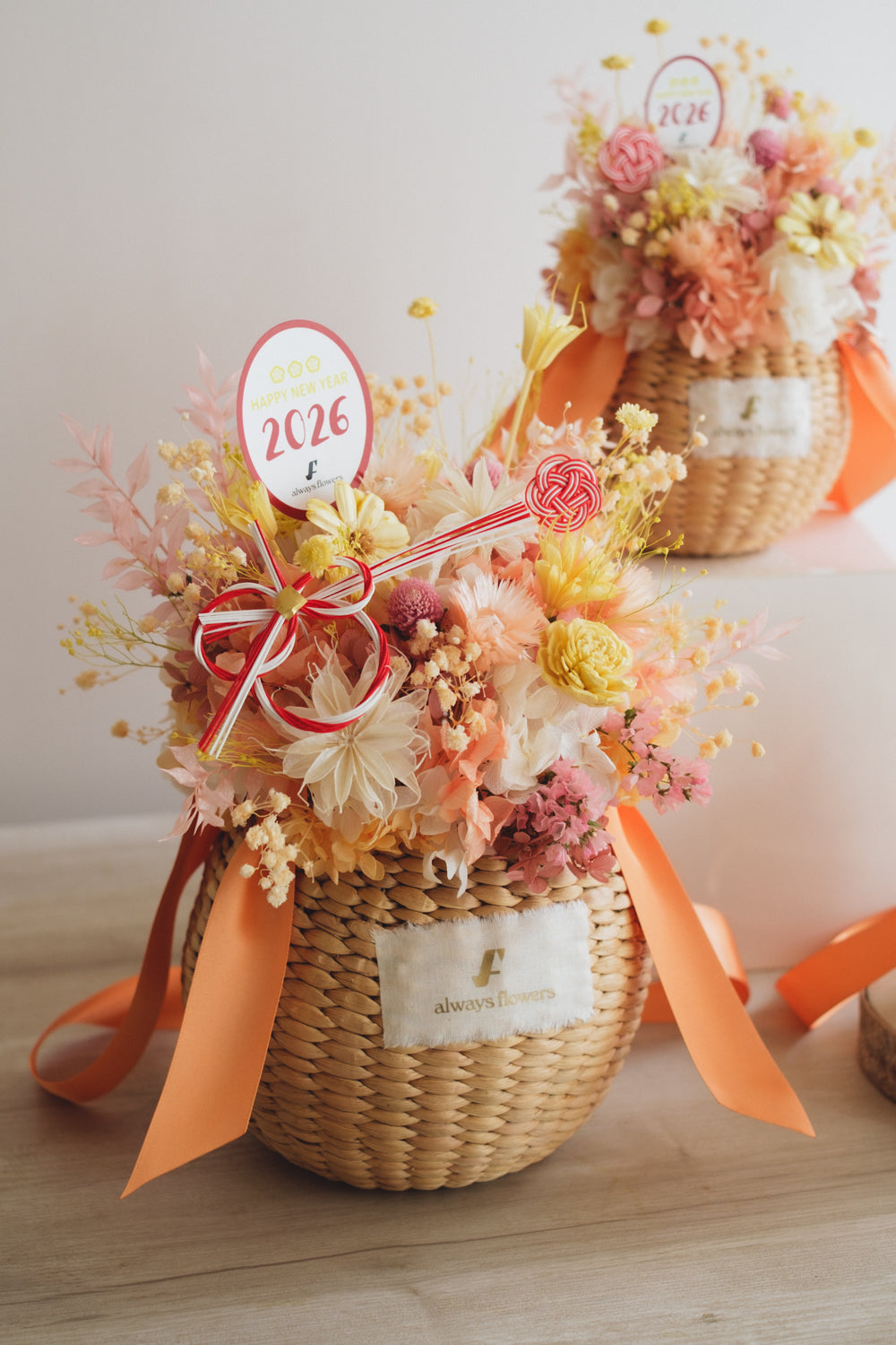 ◆ニューイヤーデザイン◆Flower BAG No.2/フラワーバッグアレンジ ジョイフルドロップ/ドライ&プリザーブドフラワー