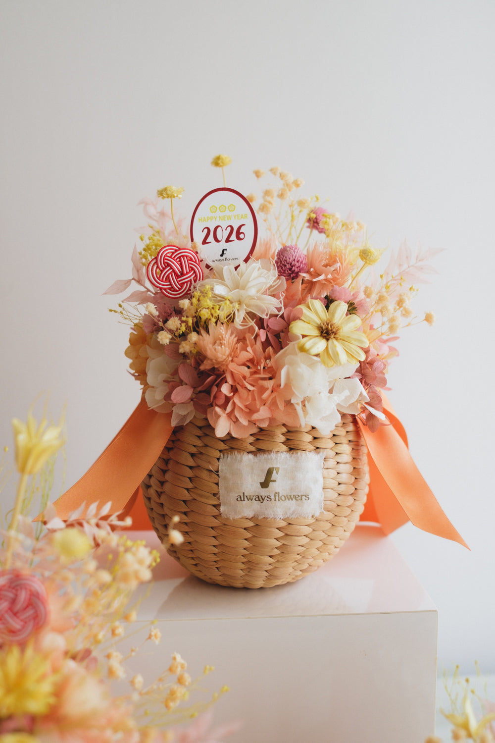 ◆ニューイヤーデザイン◆Flower BAG No.2/フラワーバッグアレンジ ジョイフルドロップ/ドライ&プリザーブドフラワー