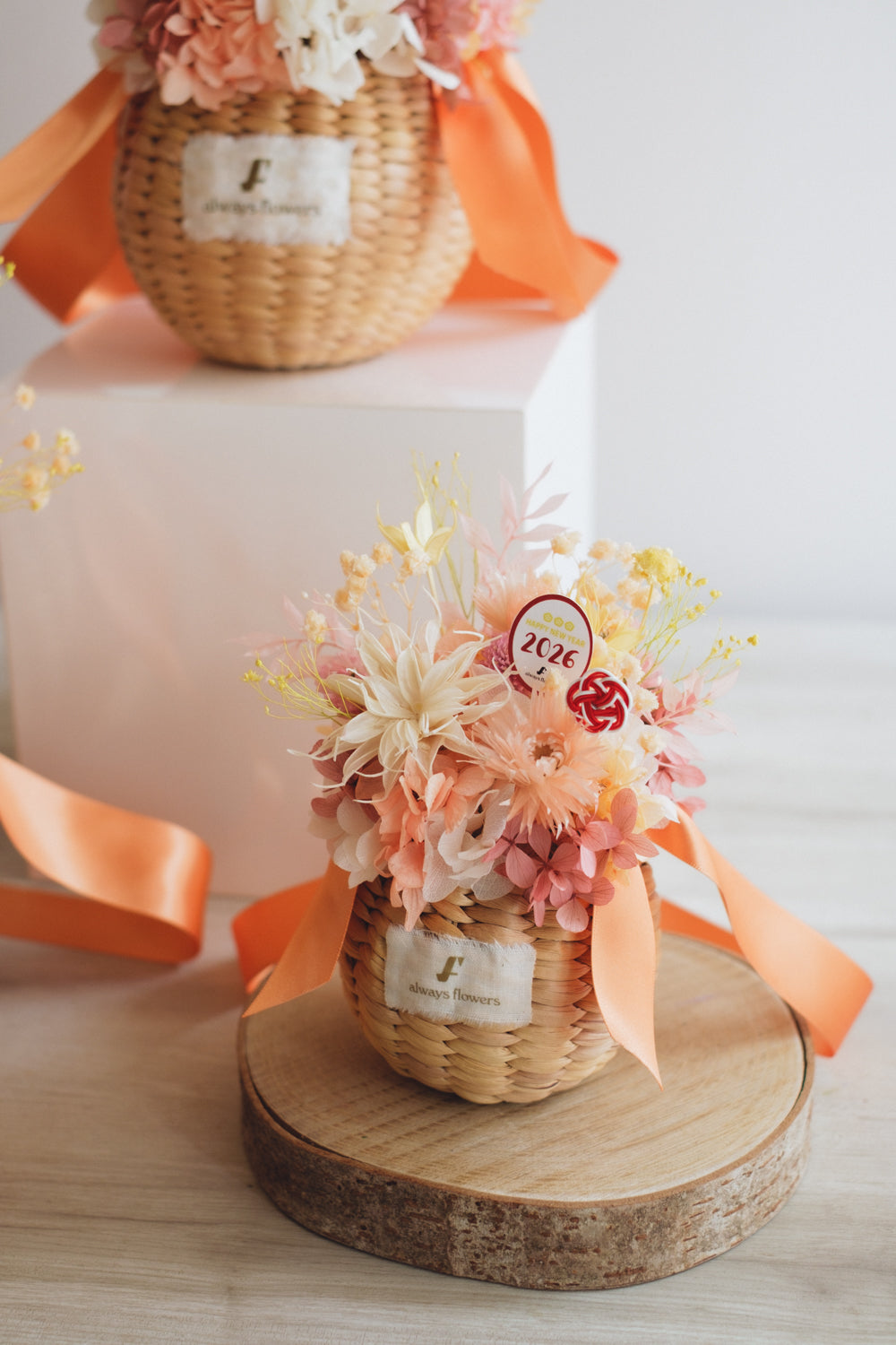 ◆ニューイヤーデザイン◆Flower BAG No.2/フラワーバッグアレンジ ジョイフルドロップ/ドライ&プリザーブドフラワー