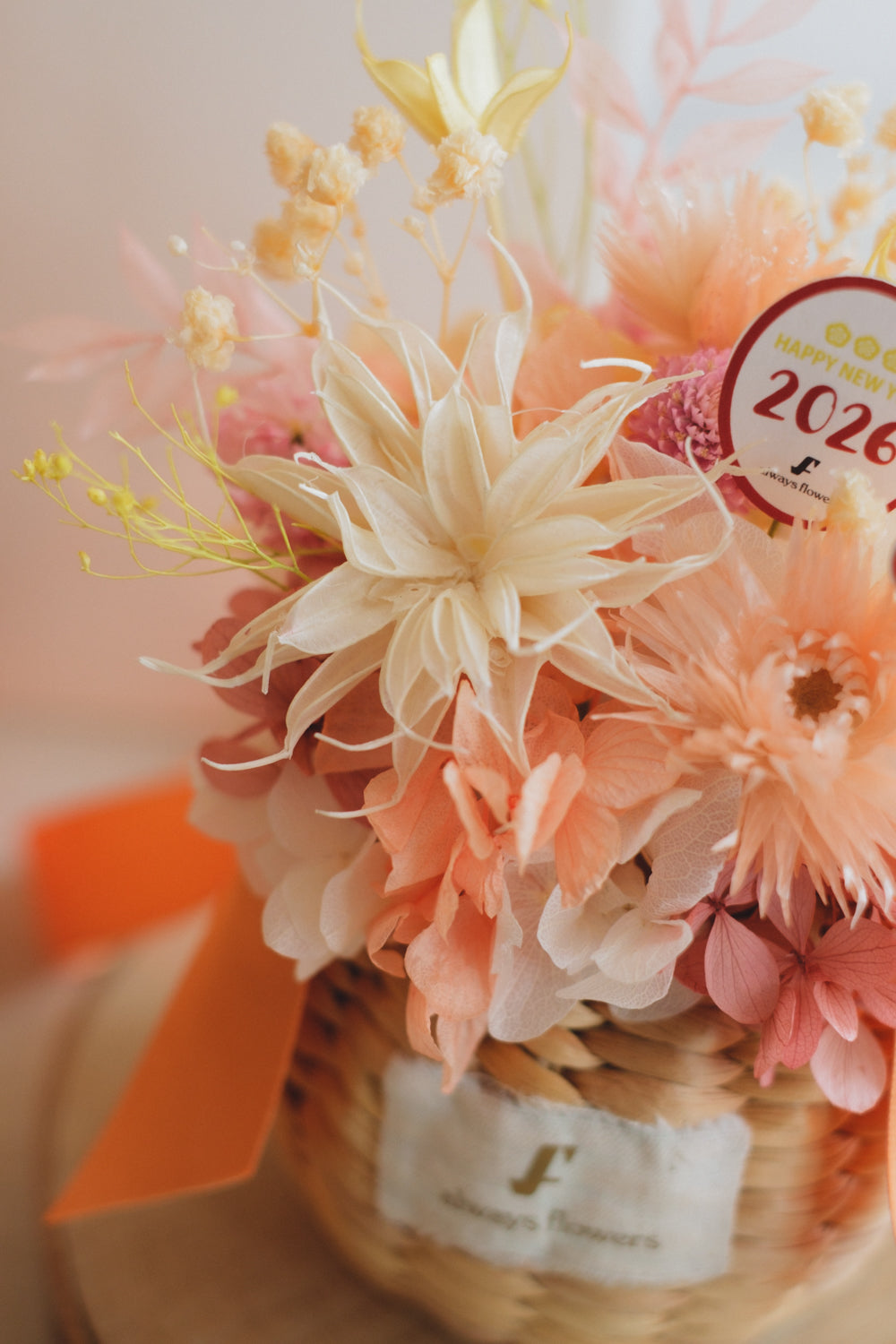 ◆ニューイヤーデザイン◆Flower BAG No.2/フラワーバッグアレンジ ジョイフルドロップ/ドライ&プリザーブドフラワー