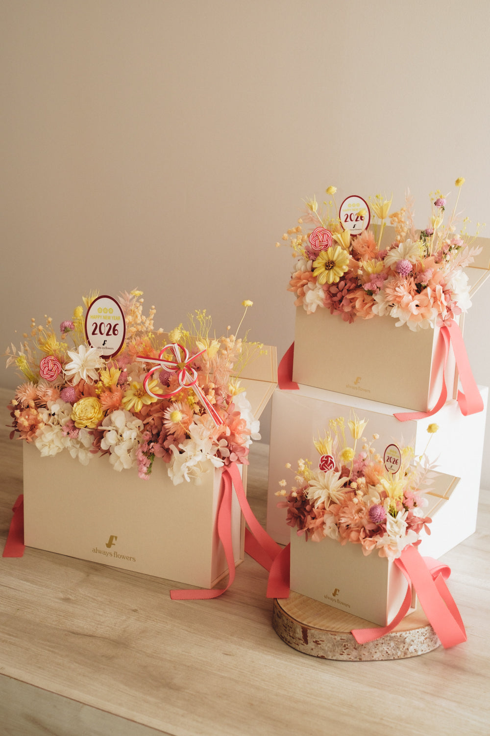 ◆ニューイヤーデザイン◆Flower BAG No.1/フラワーバッグアレンジ ハピネスドロップ/ドライ&プリザーブドフラワー