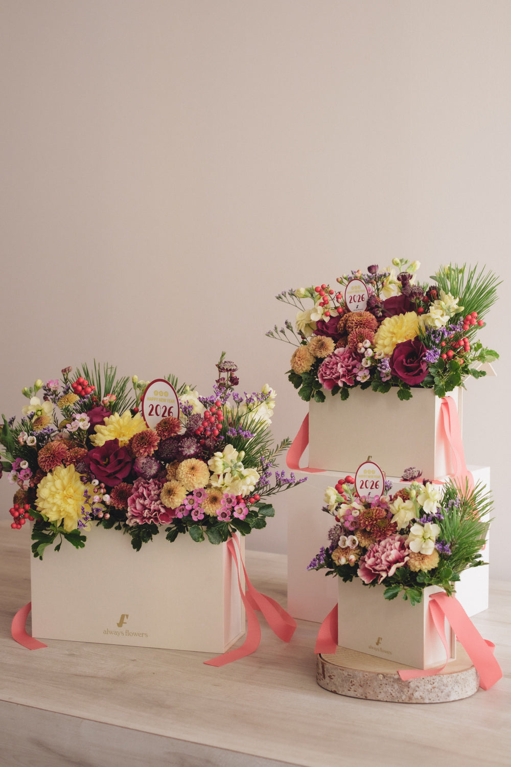 ◆12/27-1/21お届け限定◆Flower BAG No.1/フラワーバッグアレンジ AKANE/生花