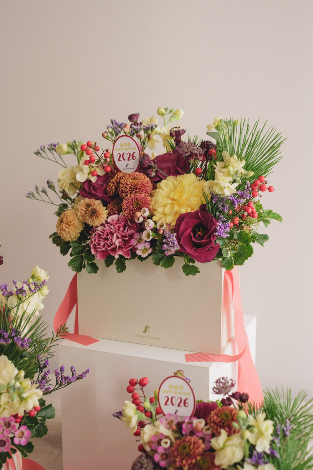 ◆12/27-1/21お届け限定◆Flower BAG No.1/フラワーバッグアレンジ AKANE/生花