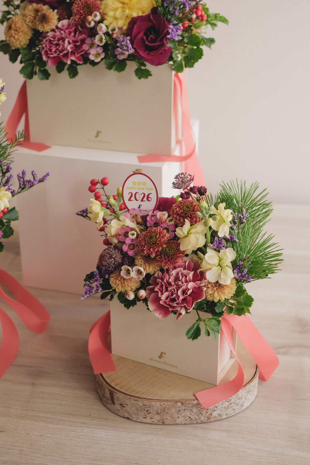 ◆12/27-1/21お届け限定◆Flower BAG No.1/フラワーバッグアレンジ AKANE/生花