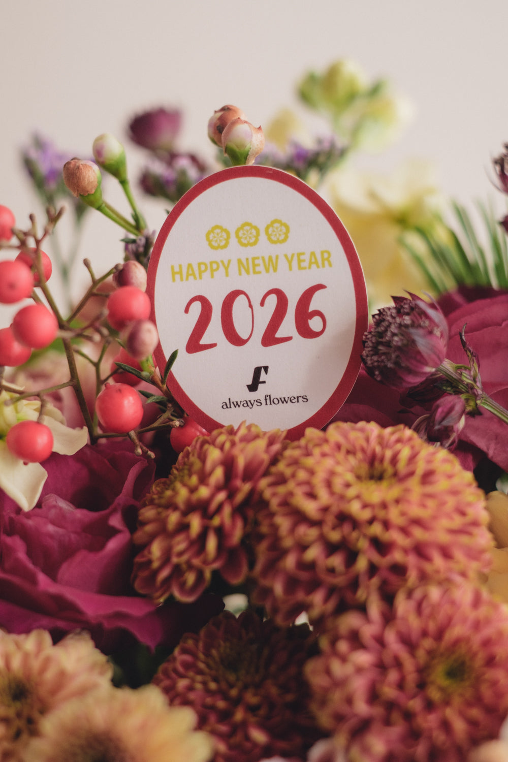 ◆12/27-1/21お届け限定◆Flower BAG No.1/フラワーバッグアレンジ AKANE/生花