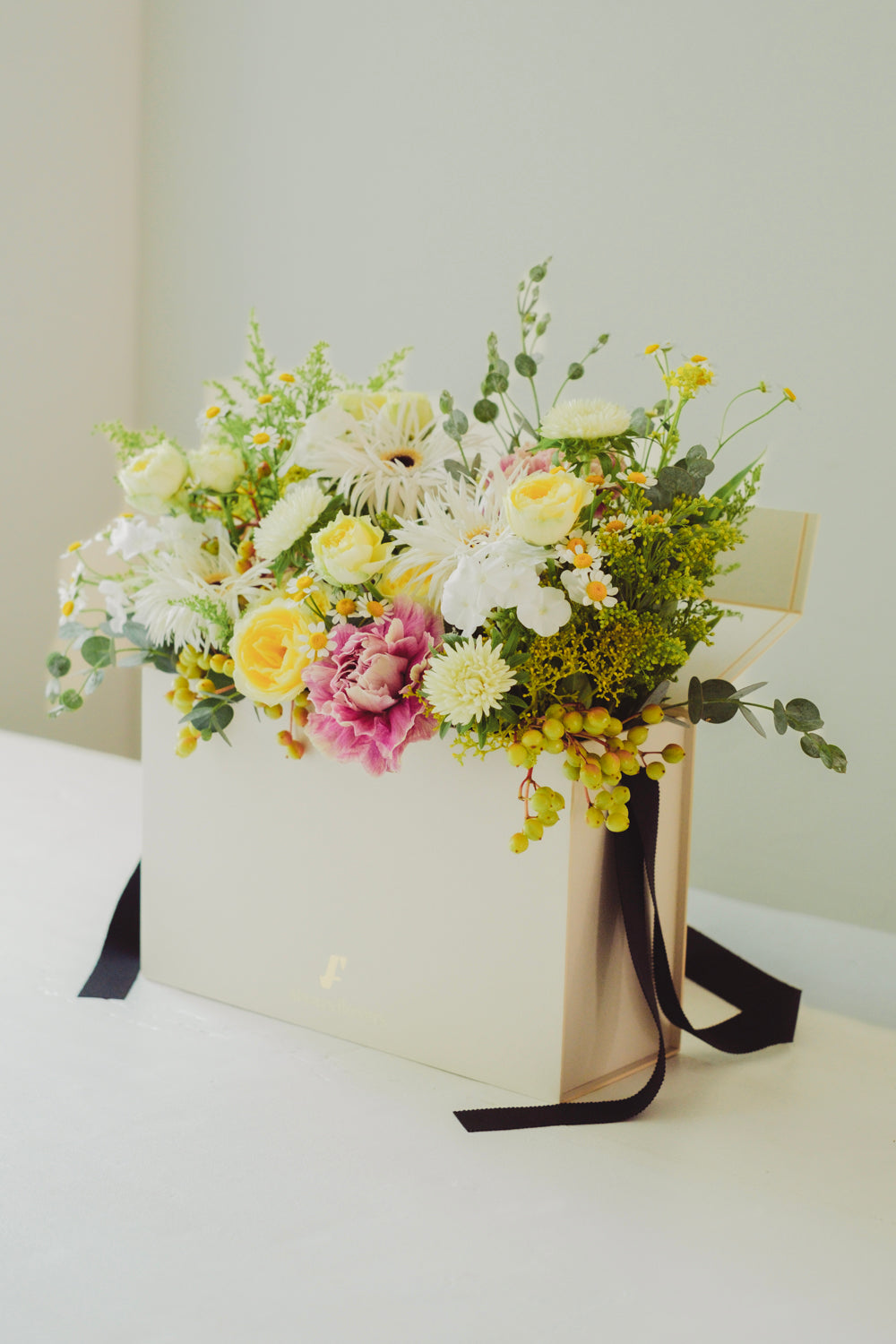 Flower BAG No.1/フラワーバッグアレンジ イエロー/生花