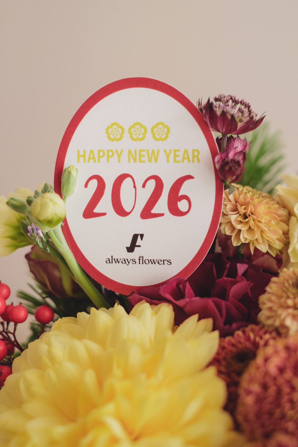 ◆12/27-1/21お届け限定◆Flower BAG No.2/フラワーバッグアレンジ SHION/生花