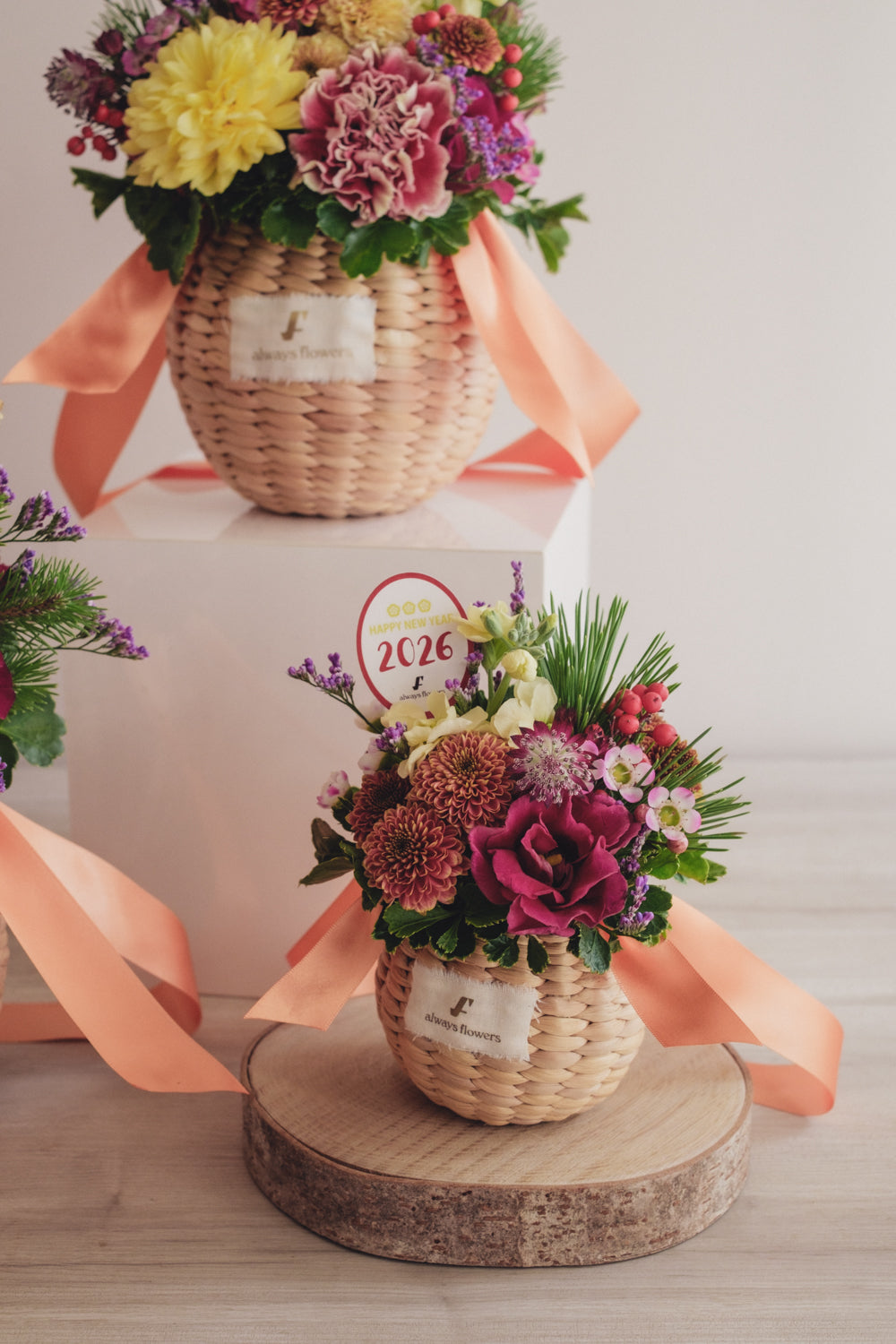 ◆12/27-1/21お届け限定◆Flower BAG No.2/フラワーバッグアレンジ SHION/生花