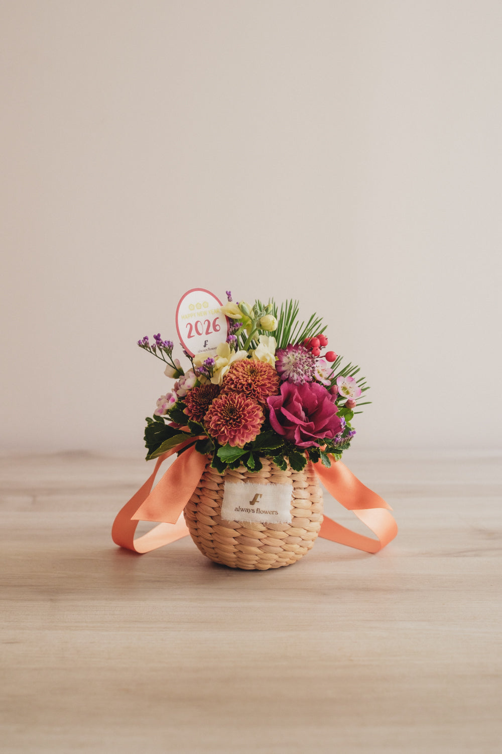 ◆12/27-1/21お届け限定◆Flower BAG No.2/フラワーバッグアレンジ SHION/生花