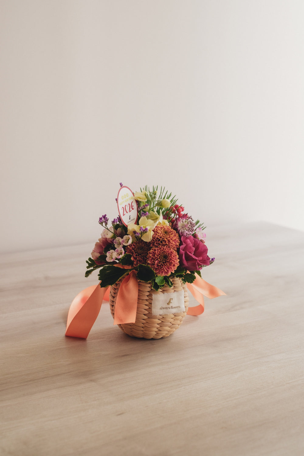 ◆12/27-1/21お届け限定◆Flower BAG No.2/フラワーバッグアレンジ SHION/生花