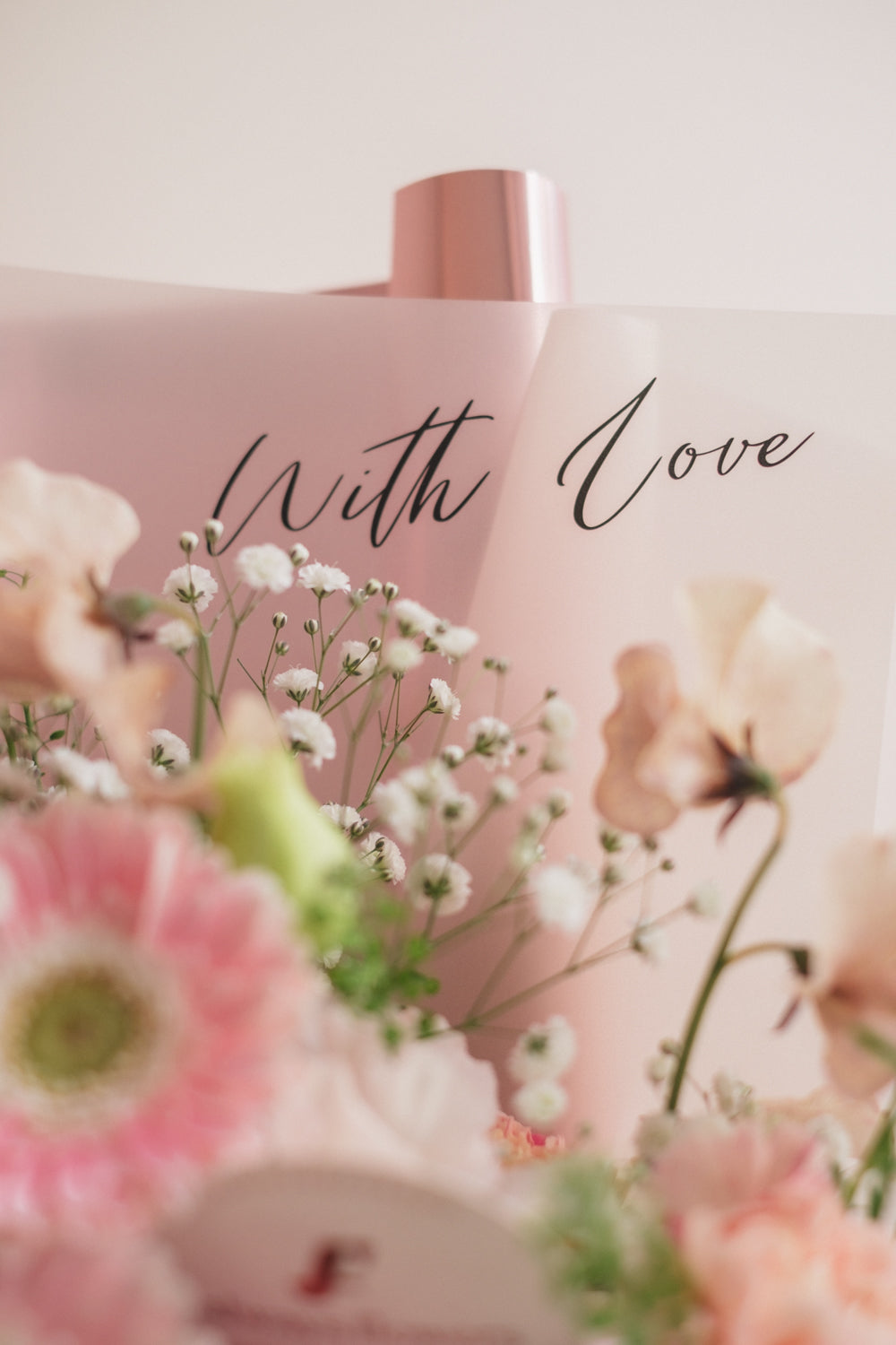 ◆1/6-3/22お届け限定◆Message Bouquet/メッセージブーケ ピンクシロップ/生花・花束