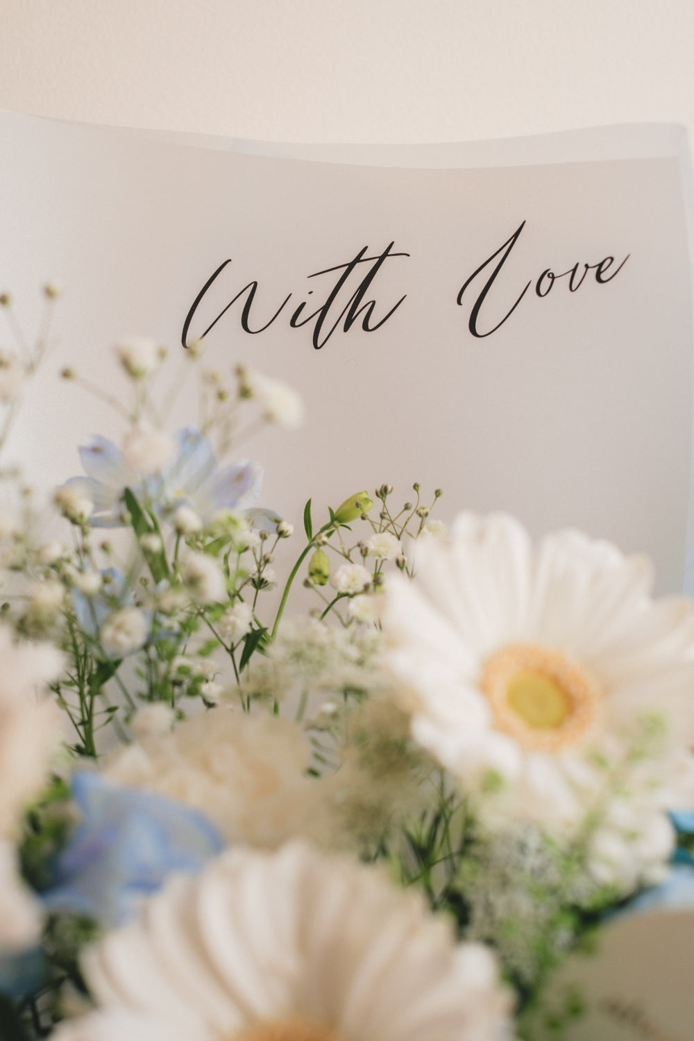 ◆1/6-3/22お届け限定◆Message Bouquet/メッセージブーケ ブルージュレ/生花・花束