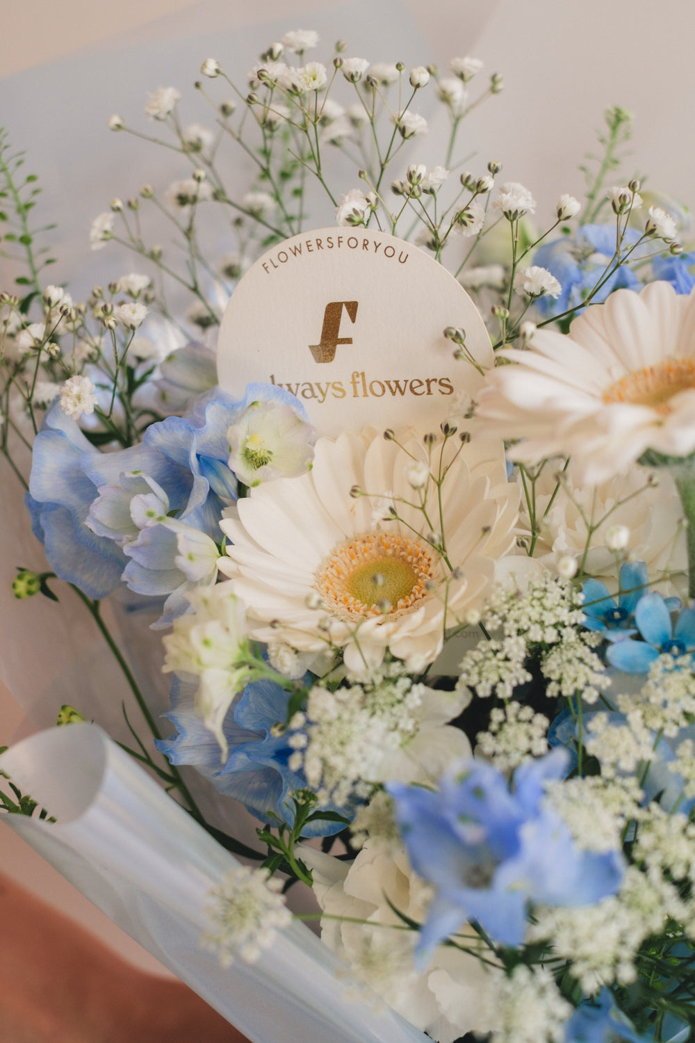 ◆1/6-3/22お届け限定◆Message Bouquet/メッセージブーケ ブルージュレ/生花・花束