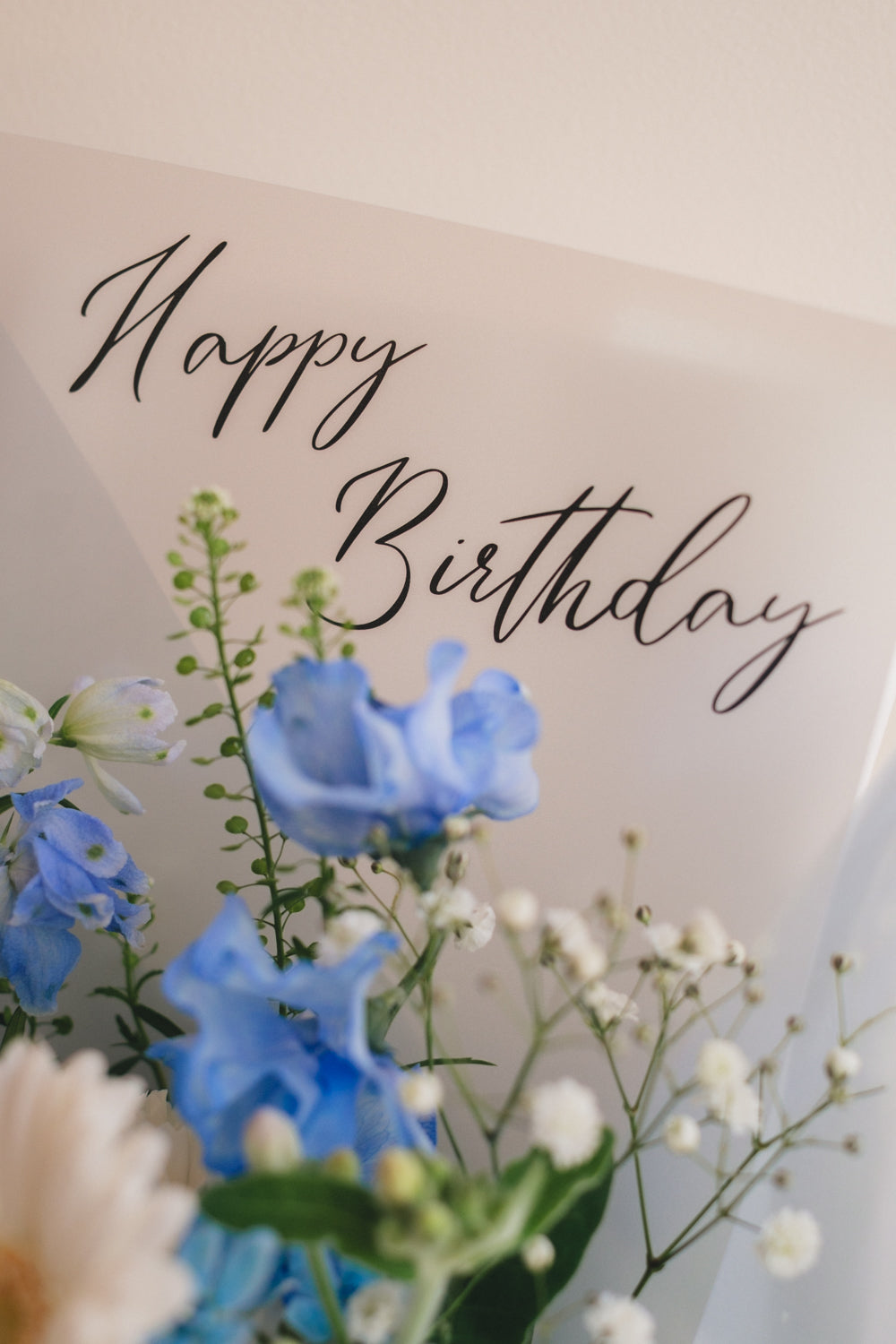 ◆1/6-3/22お届け限定◆Message Bouquet/メッセージブーケ ブルージュレ/生花・花束