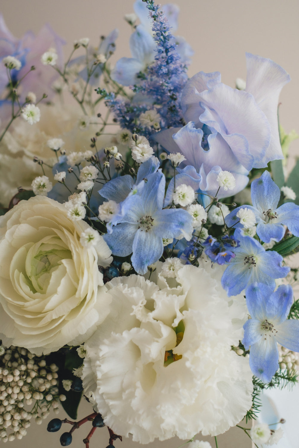 ◆1/13-3/22お届け限定◆Flower BAG No.1/フラワーバッグアレンジ ブルーブリーズ/生花