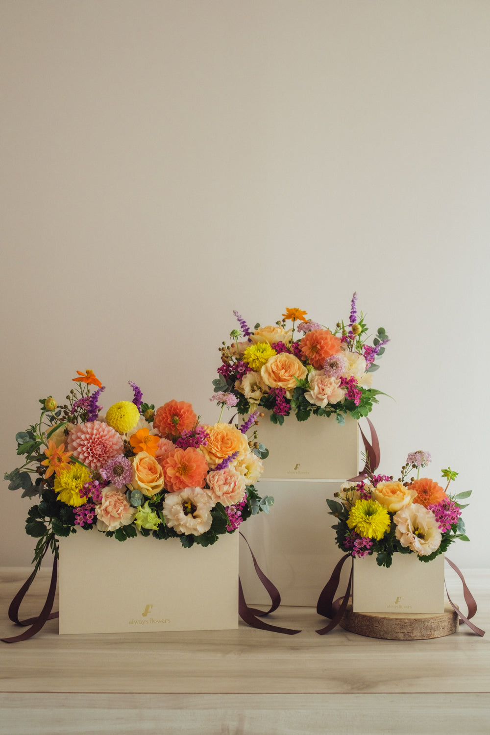 ◆10/8-11/15お届け限定◆Flower BAG No.1/フラワーバッグアレンジ レヨン・ダンブル/生花