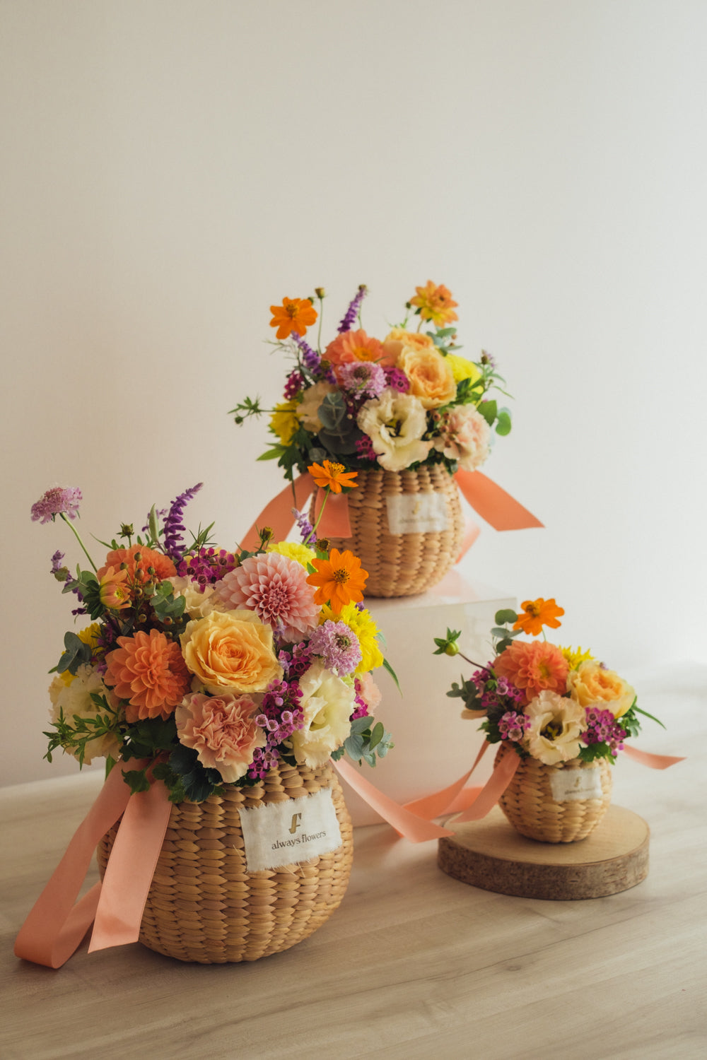 ◆10/8-11/15お届け限定◆Flower BAG No.2/フラワーバッグアレンジ レヨン・ド・ミエル/生花