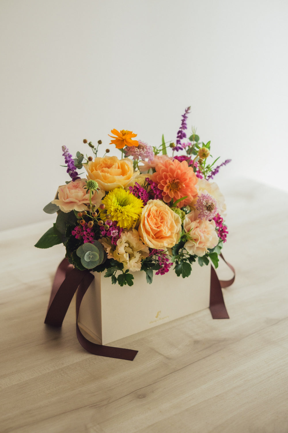 ◆10/8-11/15お届け限定◆Flower BAG No.1/フラワーバッグアレンジ レヨン・ダンブル/生花