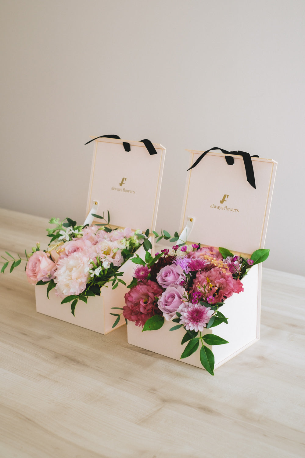 Surprise Flower Box /サプライズフラワーボックス パープル/生花