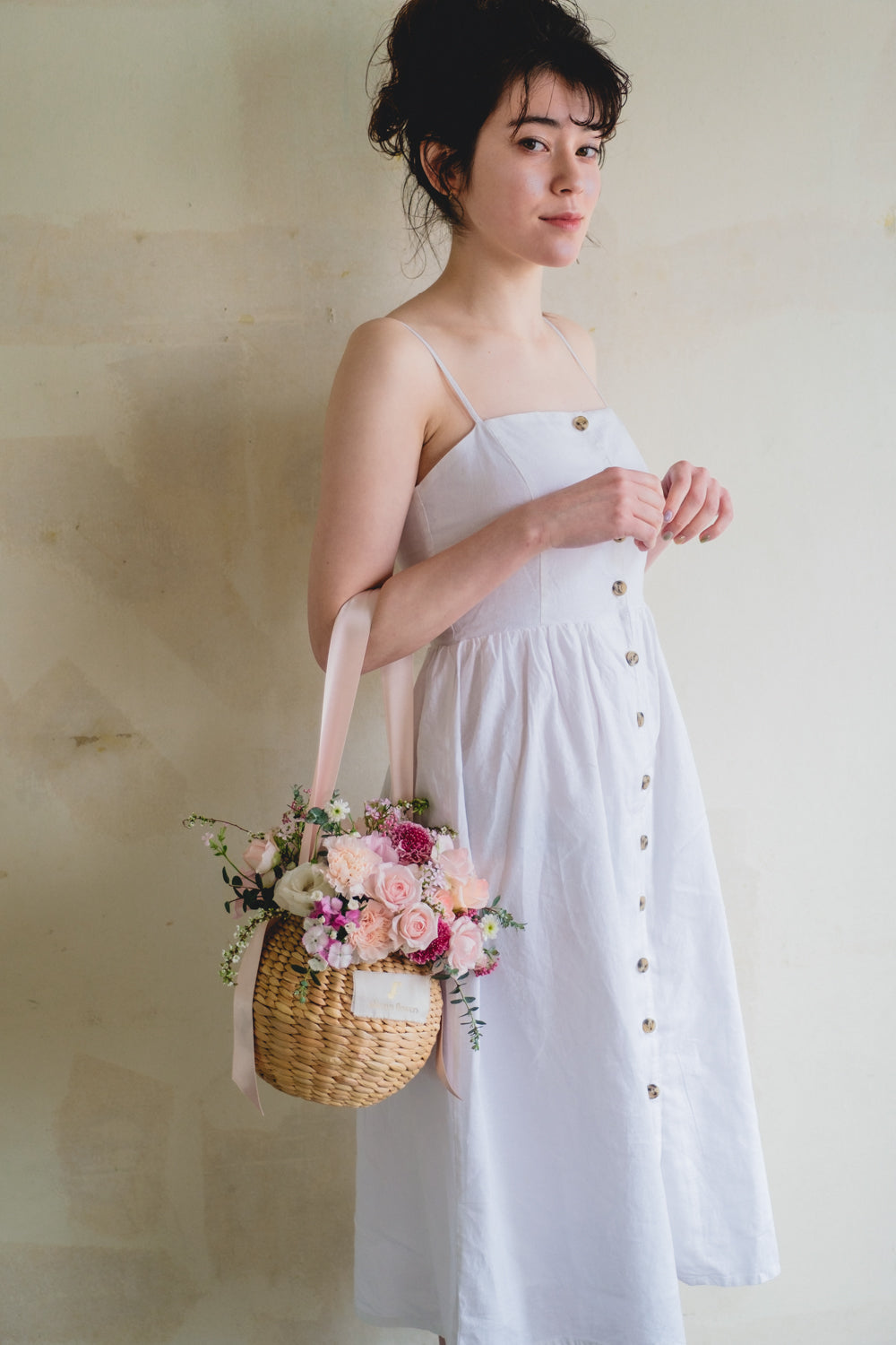 ◆季節限定◆Flower BAG No.2/フラワーバッグアレンジ スモークビター/ドライ&プリザーブドフラワー