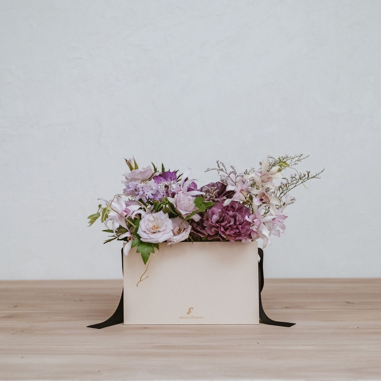 Flower BAG No.1/フラワーバッグアレンジ パープル/生花