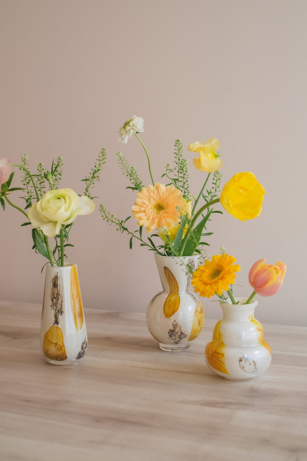 ◆NEW◆Flower Vase/花器・フラワーベース/FIDRIO Yellow Stone
