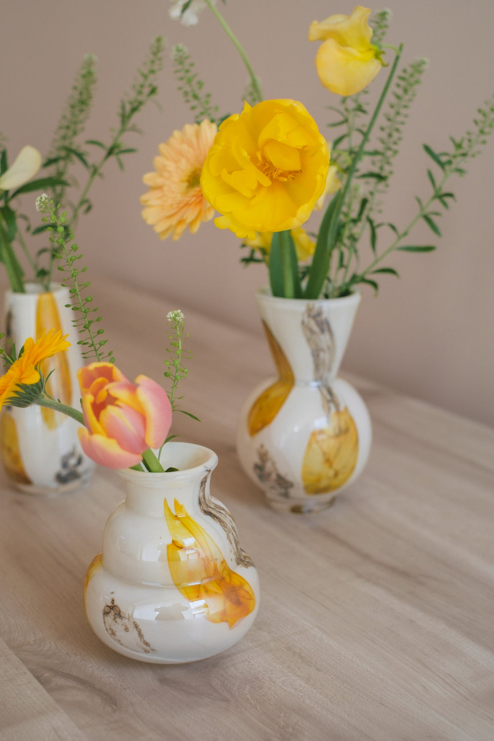 ◆NEW◆Flower Vase/花器・フラワーベース/FIDRIO Yellow Stone