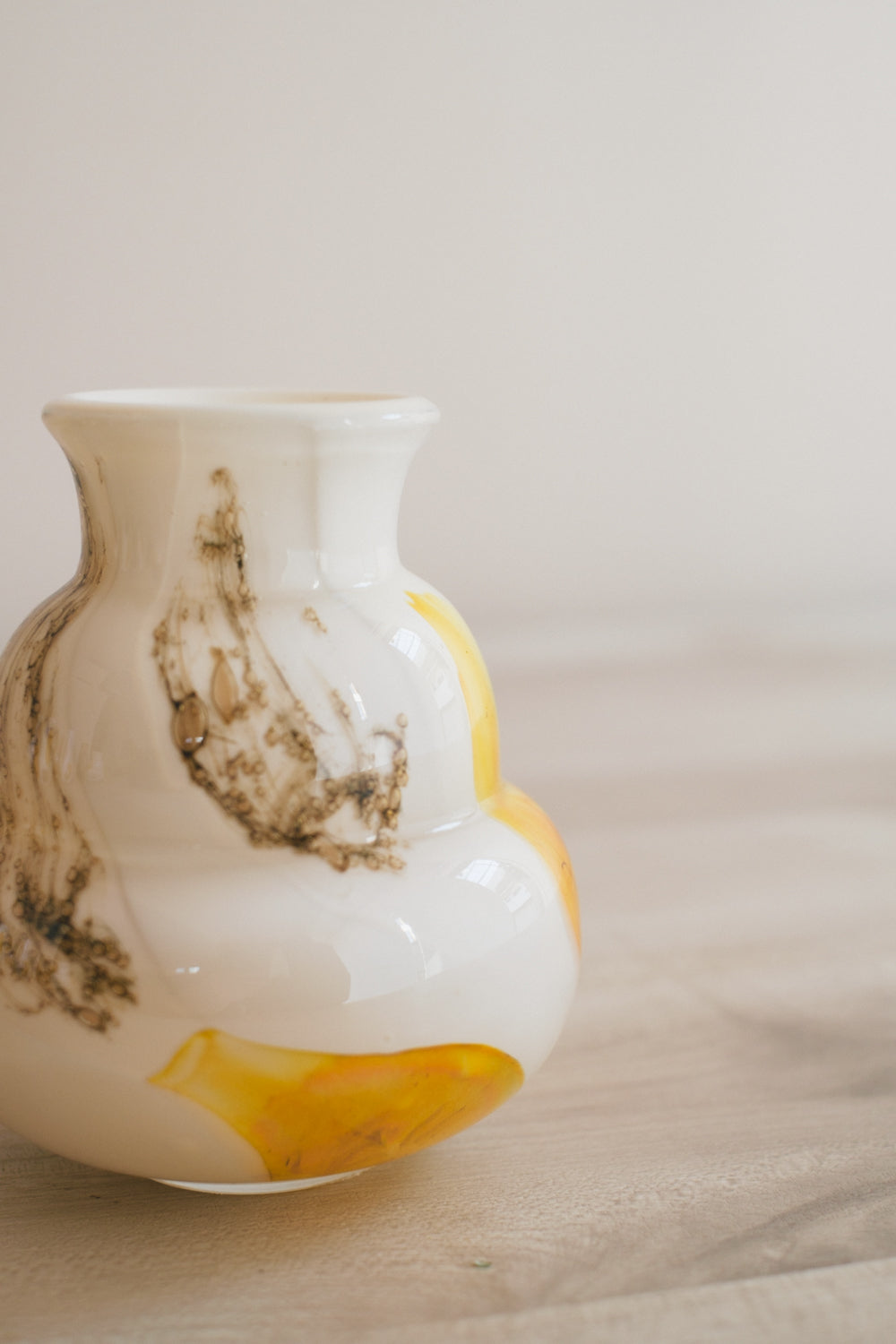 ◆NEW◆Flower Vase/花器・フラワーベース/FIDRIO Yellow Stone